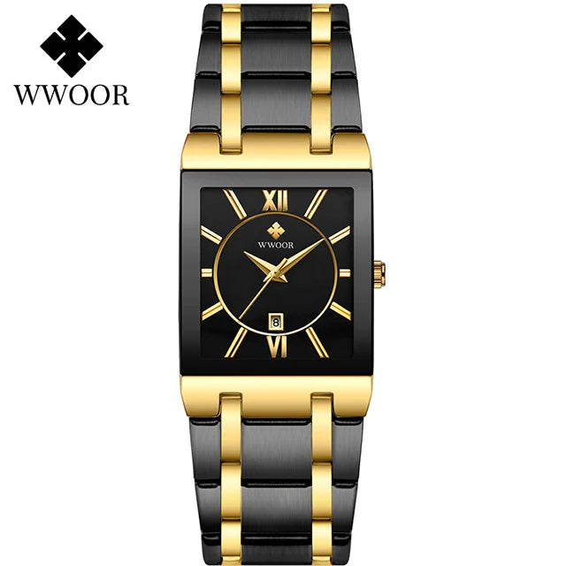 EleganceTime™ – Blue Square Luxury Watch for Women