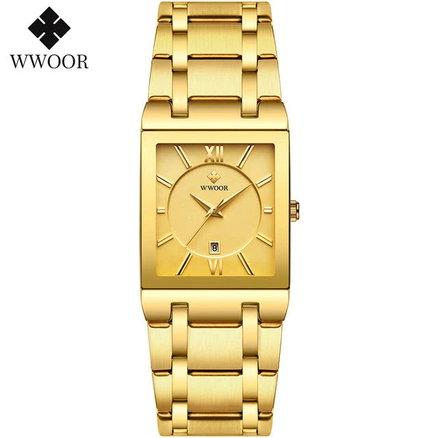 EleganceTime™ – Blue Square Luxury Watch for Women