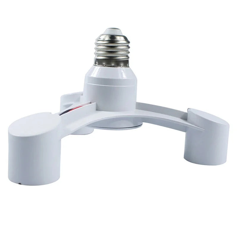 LightLink Triple Socket – 3-in-1 E27 LED Lamp Bulb Splitter & Adapter Holder