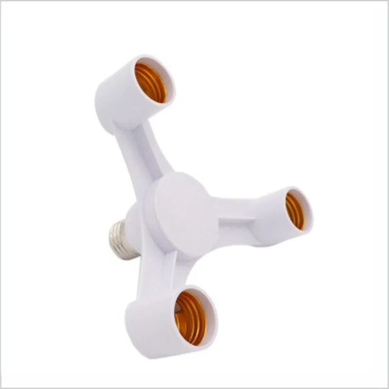 LightLink Triple Socket – 3-in-1 E27 LED Lamp Bulb Splitter & Adapter Holder