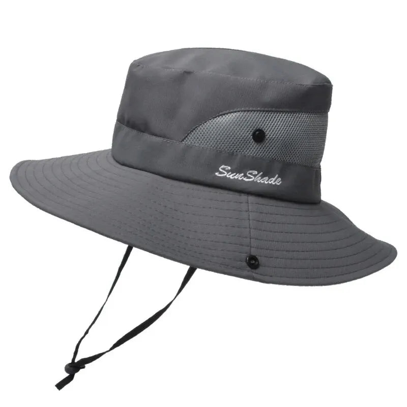 BreezyTail Sun Hat – Breathable & Foldable Summer Hat for Women | Ponytail Hole & Wide Brim