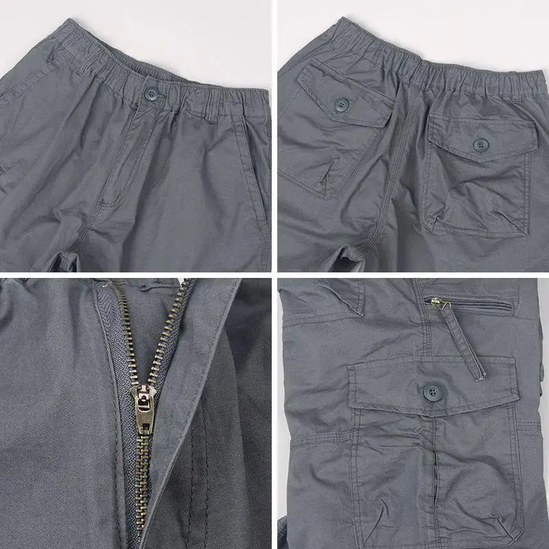 BreezeFlex™ Men’s Cargo Capri Shorts – Loose Fit & Outdoor Ready