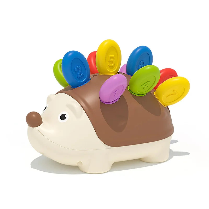 Spike & Learn™ – Montessori Hedgehog Toy for Fine Motor Skills
