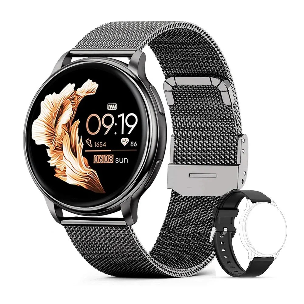 VivaWatch™ Y22 – Stylish Smartwatch with Heart Monitor & Custom Dial