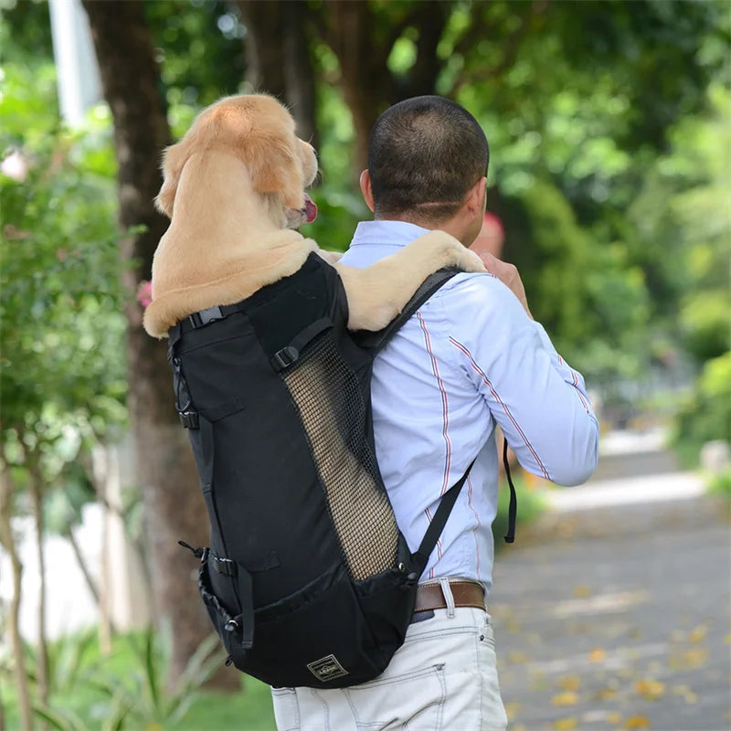 PetTrek™ Outdoor Dog Carrier – Strong Nylon Backpack for Small & Medium Breeds