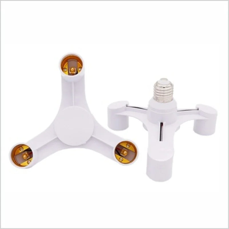 LightLink Triple Socket – 3-in-1 E27 LED Lamp Bulb Splitter & Adapter Holder