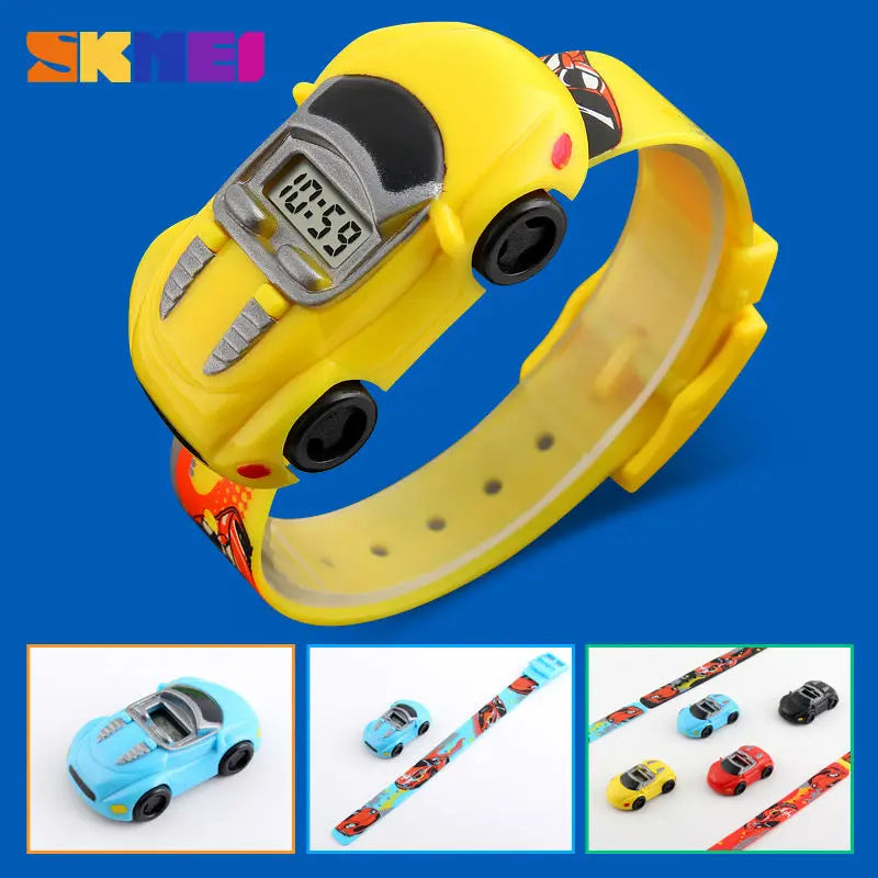 TickTock Racer™ – Creative Cartoon Car Watch for Kids