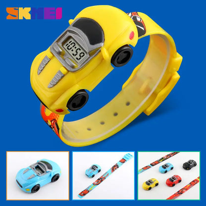 TickTock Racer™ – Creative Cartoon Car Watch for Kids