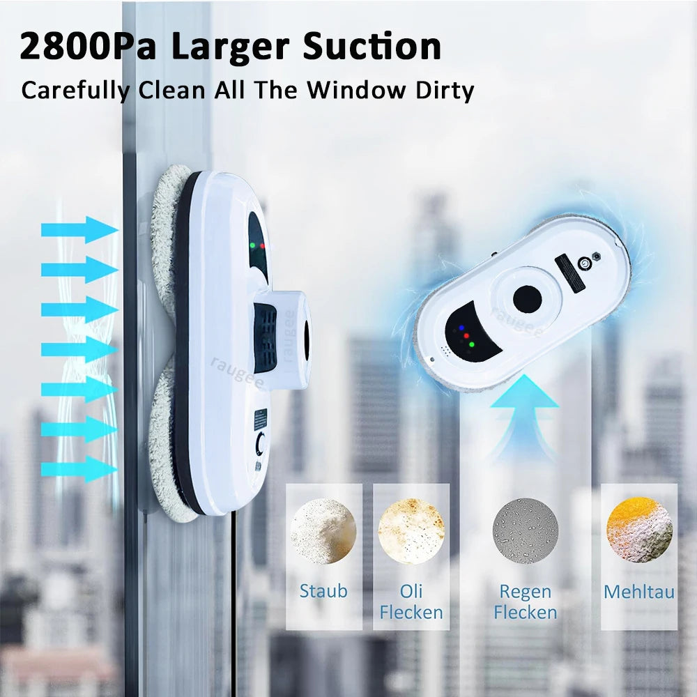 ShineMate Robotic Cleaner – Smart Window Cleaning Robot for Glass Surfaces | Remote-Controlled Washer