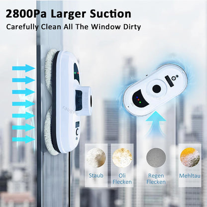 ShineMate Robotic Cleaner – Smart Window Cleaning Robot for Glass Surfaces | Remote-Controlled Washer