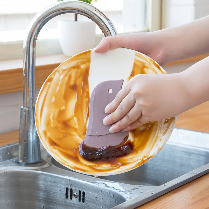 IceGlide Kitchen Scraper – Soft Penguin-Shaped Cleaning Tool | Multi-Use Wiper for Easy Kitchen Cleaning