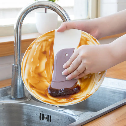 IceGlide Kitchen Scraper – Soft Penguin-Shaped Cleaning Tool | Multi-Use Wiper for Easy Kitchen Cleaning