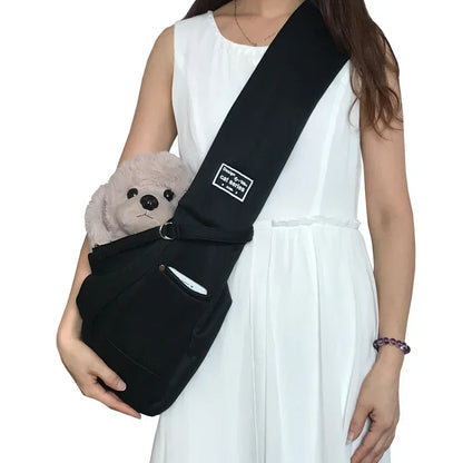 FetchMate Carry Sling – Hands-Free Pet Carrier Bag for Dogs & Cats | Outdoor Travel Ready