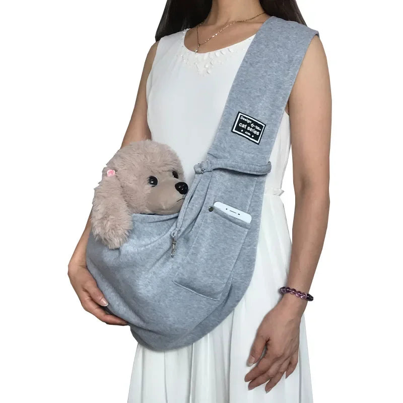 FetchMate Carry Sling – Hands-Free Pet Carrier Bag for Dogs & Cats | Outdoor Travel Ready