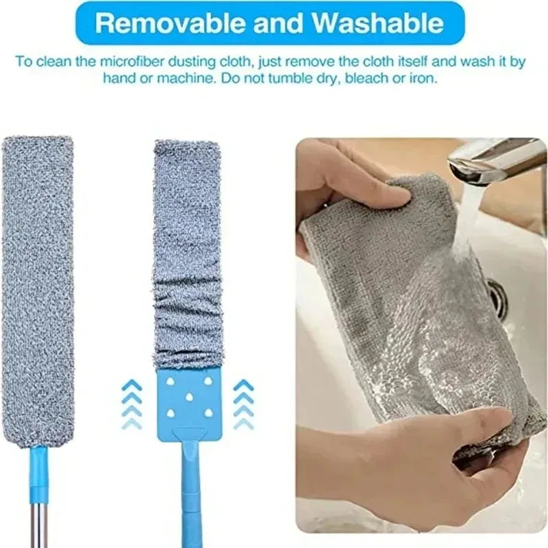 DustReach Flexi Mop – Long Handle Dust Cleaner for Floor, Bed, Ceiling & Sofa | Multi-Size Household Brush