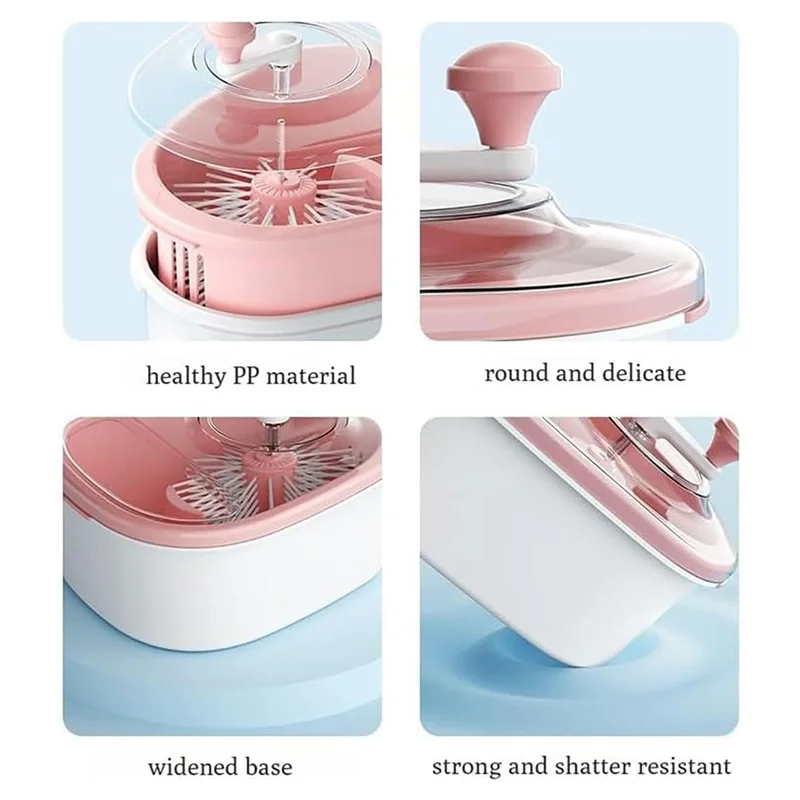 FreshSpin Bowl – Portable Fruit & Veg Washing and Drying Bowl | Hands-Free Kitchen Tool