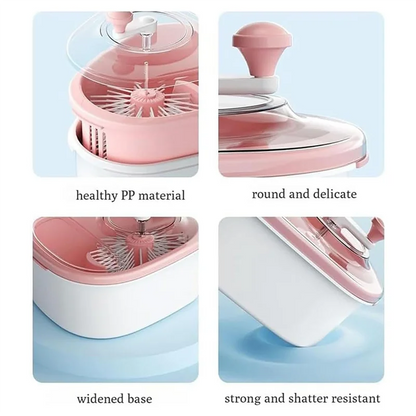 FreshSpin Bowl – Portable Fruit & Veg Washing and Drying Bowl | Hands-Free Kitchen Tool