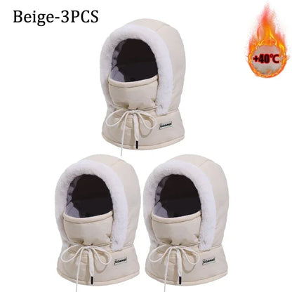 ArcticShield Hood Scarf – Thermal Balaclava for Cold Weather | Windproof Plush Neck & Face Cover