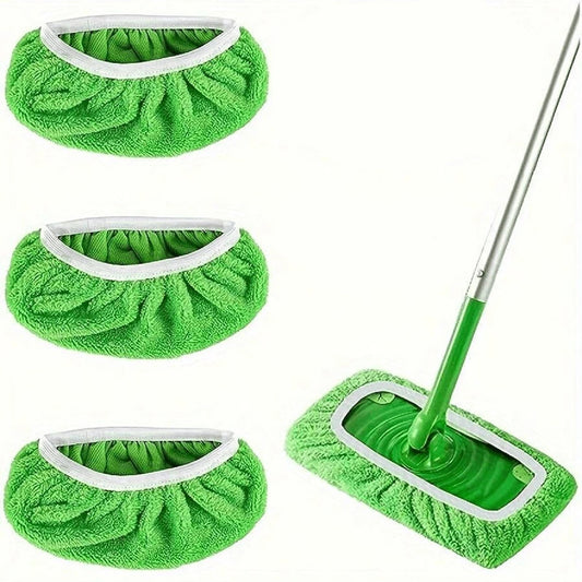 EcoWipe Mop Pads – Reusable Microfibre Cleaning Cloths for Floors & Furniture | Washable Dry Mop Rags (1/3/6pcs)