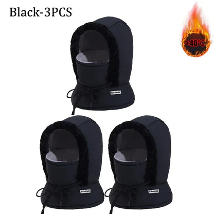 ArcticShield Hood Scarf – Thermal Balaclava for Cold Weather | Windproof Plush Neck & Face Cover