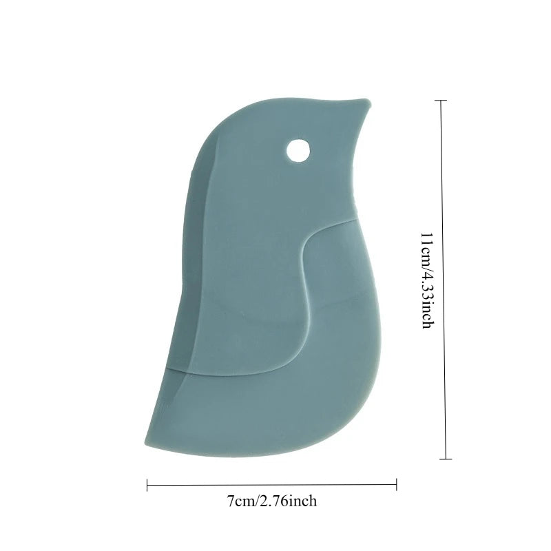 IceGlide Kitchen Scraper – Soft Penguin-Shaped Cleaning Tool | Multi-Use Wiper for Easy Kitchen Cleaning
