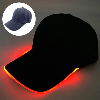 LumiGroove Flash Hat – LED Light-Up Glow Cap for Clubs, Bars & Performances | Rave Headwear