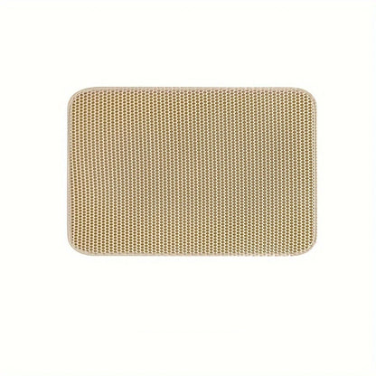 HoneyPaws™ – XL Cat Litter Trap Mat with Honeycomb Design