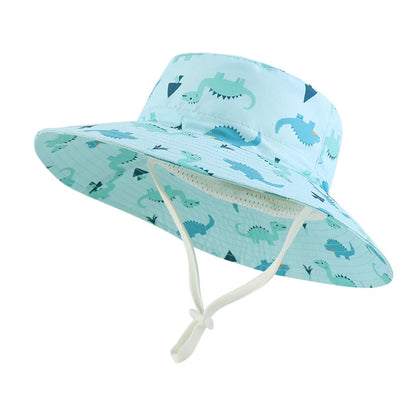 DinoShade Bucket Hat – Dinosaur Sun Hat for Baby & Toddler | Summer UV Cap for Boys & Girls