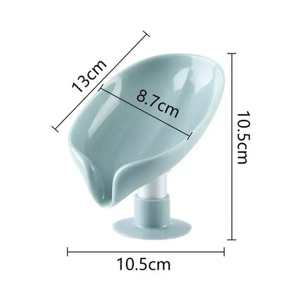 AquaFix™ – Reusable Suction Soap Dish with Fast-Drain System