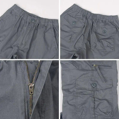 BreezeFlex™ Men’s Cargo Capri Shorts – Loose Fit & Outdoor Ready