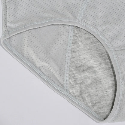 LunaCool Leakproof Panties – Ice Silk Menstrual Briefs | Mid Waist, Waterproof & Sexy Design