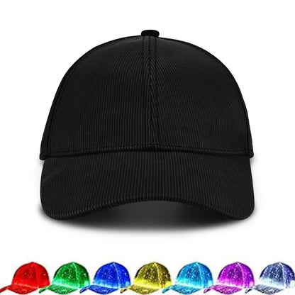 LumiGroove Flash Hat – LED Light-Up Glow Cap for Clubs, Bars & Performances | Rave Headwear