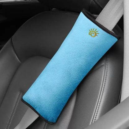 SnuggleShield Shoulder Sleeve – Adjustable Kids Car Safety Belt Cover | Soft Plush Cushion