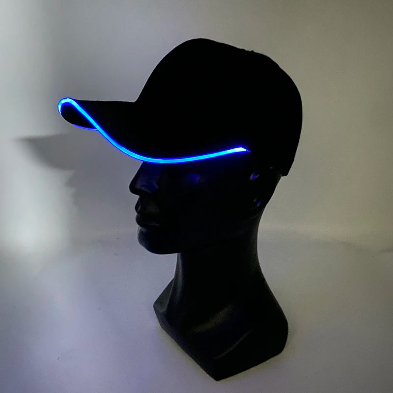 LumiGroove Flash Hat – LED Light-Up Glow Cap for Clubs, Bars & Performances | Rave Headwear