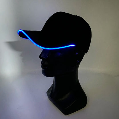 LumiGroove Flash Hat – LED Light-Up Glow Cap for Clubs, Bars & Performances | Rave Headwear