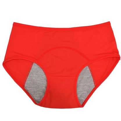 LunaCool Leakproof Panties – Ice Silk Menstrual Briefs | Mid Waist, Waterproof & Sexy Design