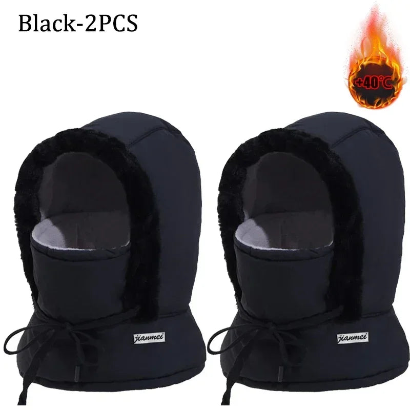 ArcticShield Hood Scarf – Thermal Balaclava for Cold Weather | Windproof Plush Neck & Face Cover