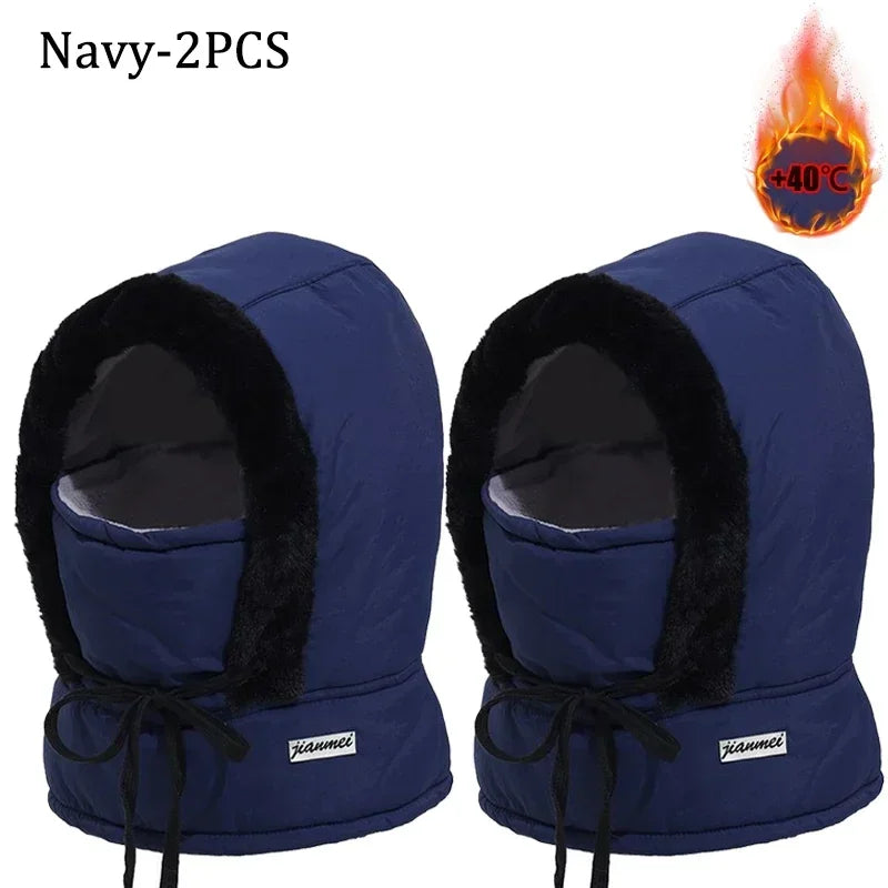 ArcticShield Hood Scarf – Thermal Balaclava for Cold Weather | Windproof Plush Neck & Face Cover