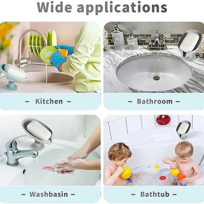 AquaFix™ – Reusable Suction Soap Dish with Fast-Drain System