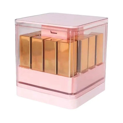 LuxeTidy™ Acrylic Lipstick & Perfume Display – Home & Travel Storage Box