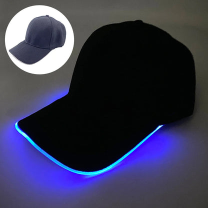 LumiGroove Flash Hat – LED Light-Up Glow Cap for Clubs, Bars & Performances | Rave Headwear