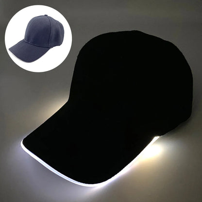 LumiGroove Flash Hat – LED Light-Up Glow Cap for Clubs, Bars & Performances | Rave Headwear