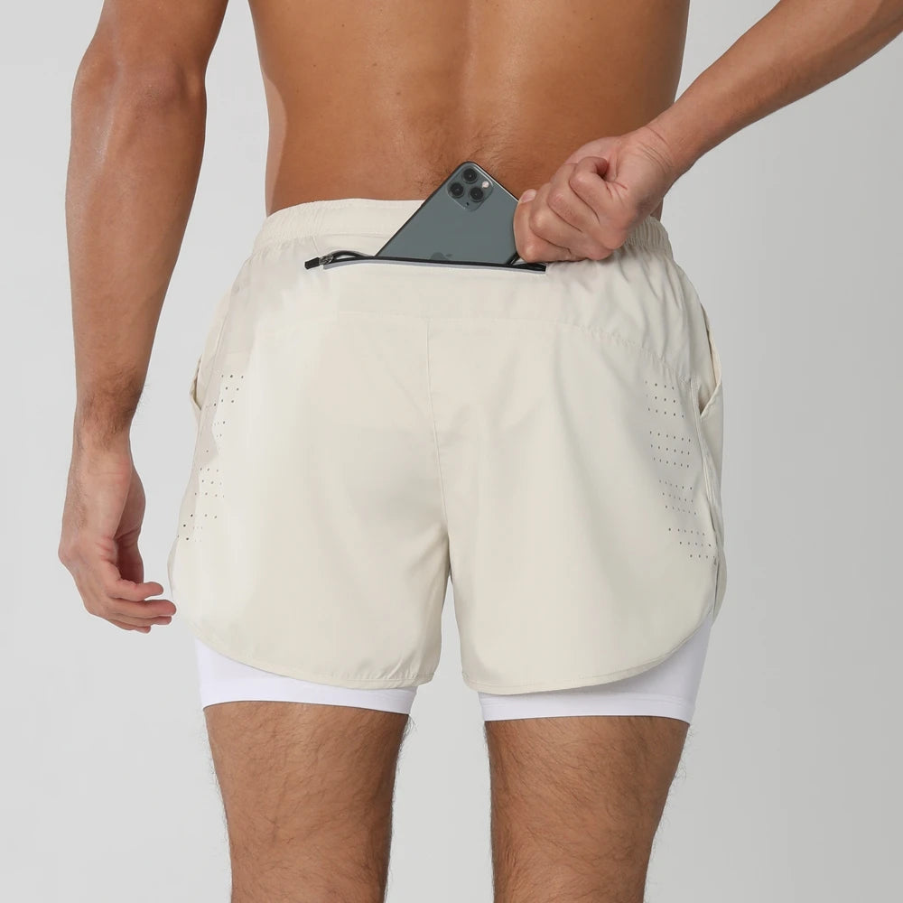 SwiftLayer™ 2-in-1 Men’s Training Shorts – Quick-Dry & Built-In Support