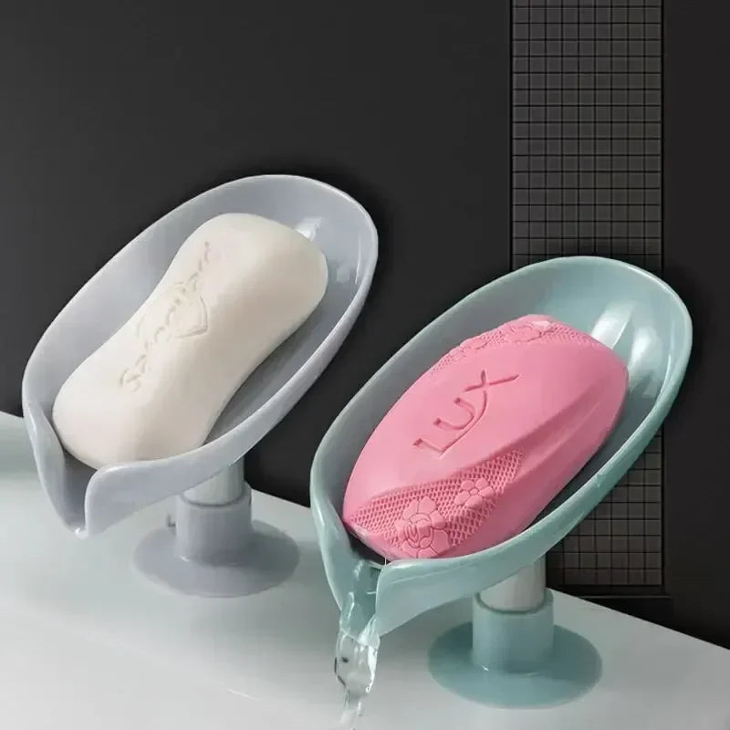 AquaFix™ – Reusable Suction Soap Dish with Fast-Drain System