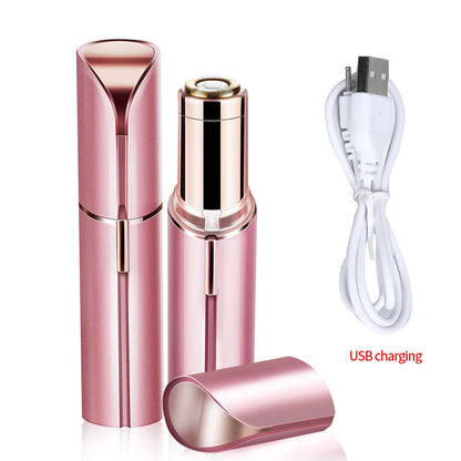 Depiladora facial recargable por USB: depilación indolora y elegante