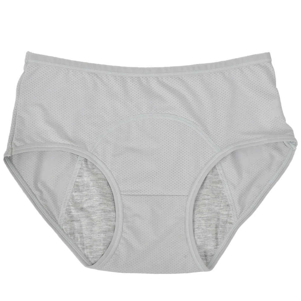 LunaCool Leakproof Panties – Ice Silk Menstrual Briefs | Mid Waist, Waterproof & Sexy Design