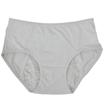 LunaCool Leakproof Panties – Ice Silk Menstrual Briefs | Mid Waist, Waterproof & Sexy Design