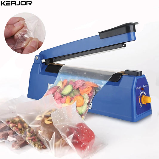 QuickSeal Electric Sealer – Fast Heat Press for Plastic Food Bags | Portable Handheld Packaging Tool