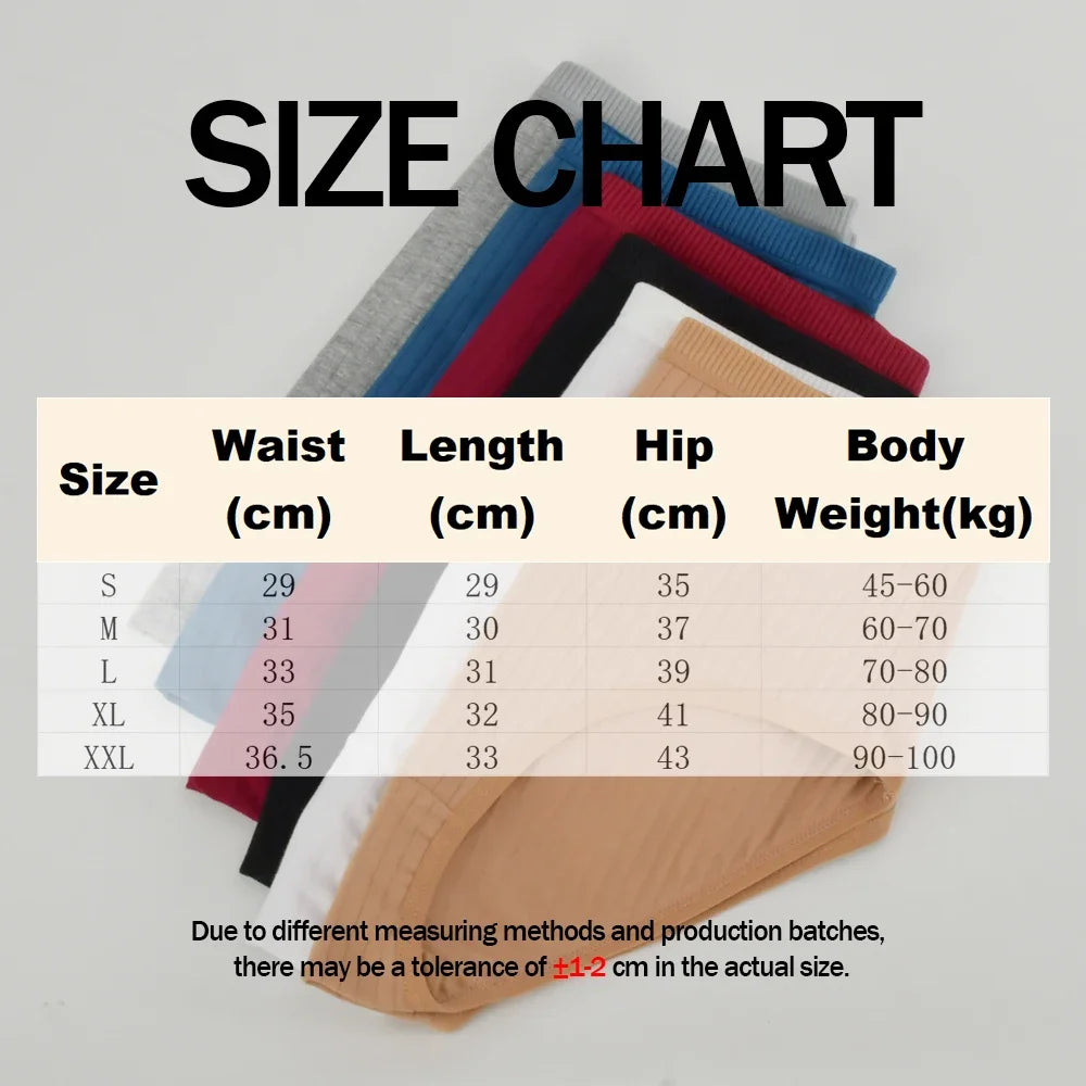 ComfyStripe Briefs – Soft Cotton High Waist Panties for Women | Breathable Plus Size Underwear