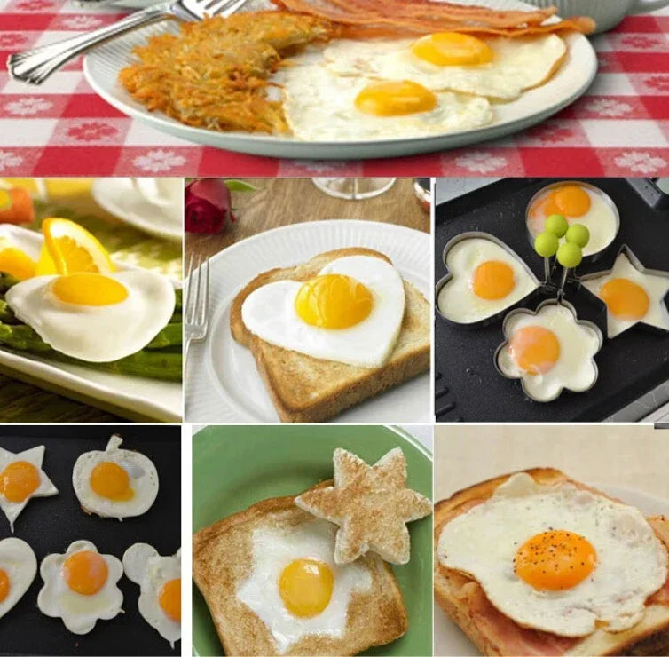 BreakFastArt – Heart-Shaped Omelette & Pancake Ring